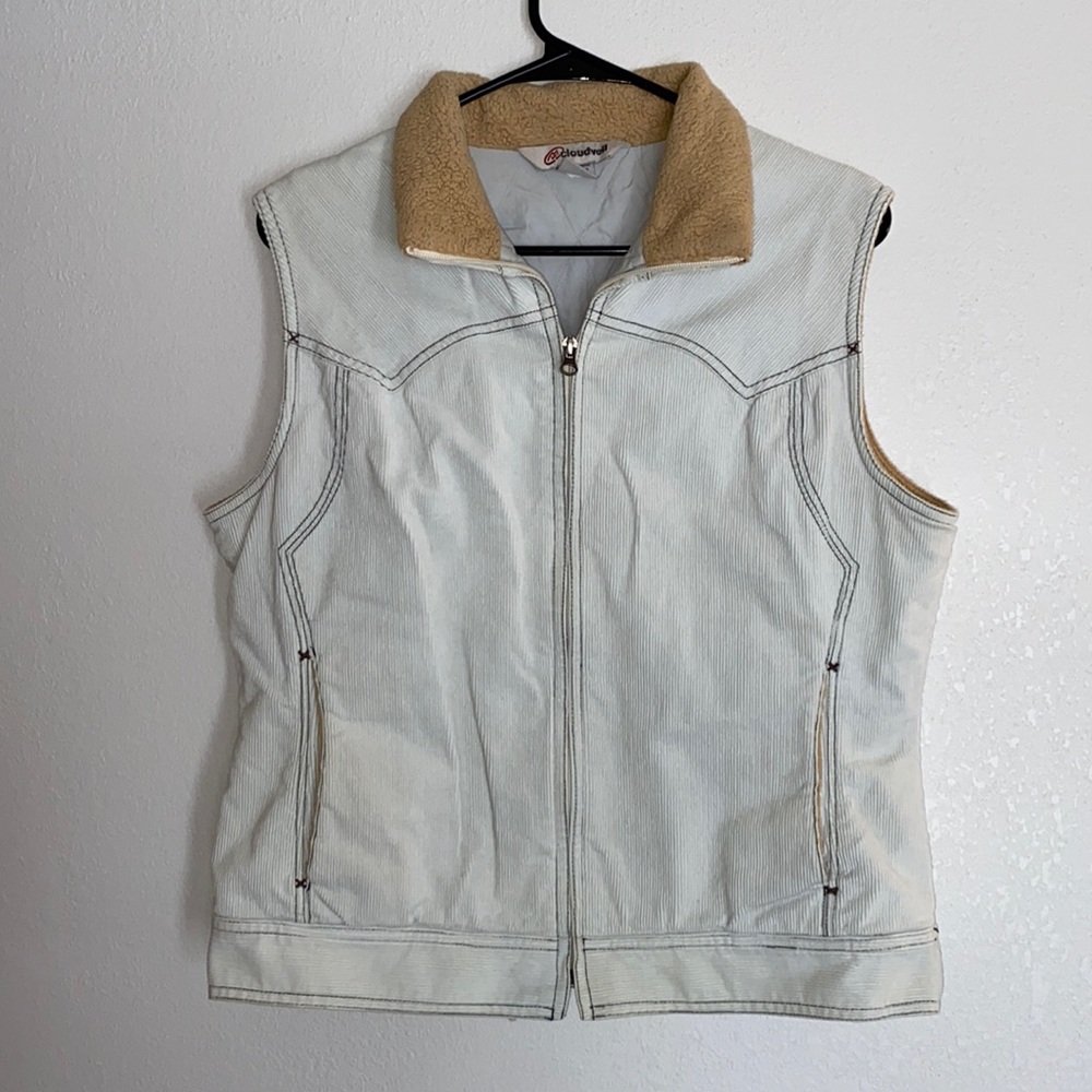 Cloudveil Womens Large baby blue vest